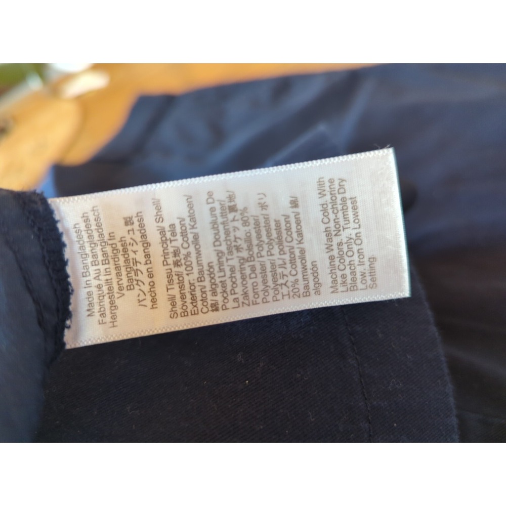 NWT Women's J Crew‎ Chino Shorts Size 2 NEW With Tags 7" Navy Blue Slash Pockets - Picture 3 of 8